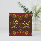 Goddess Inner Flame Special Invitations Kaart (Staand voorkant)