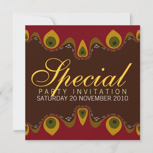Goddess Inner Flame Special Invitations Kaart (Voorkant)