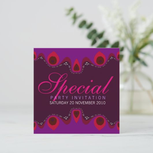 Goddess Inner Flame Special Invitations Kaart (Staand voorkant)