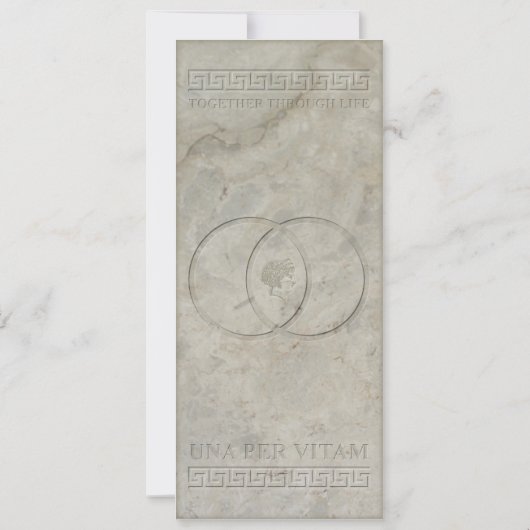 Goddess Juno Roman Motif sparen de datum Kaart (Achterkant)