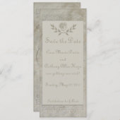 Goddess Juno Roman Motif sparen de datum Kaart (Voorkant / Achterkant)