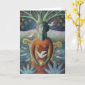 Goddess Kaart (Gele Bloem)