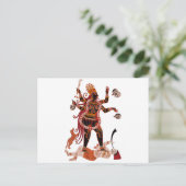 Goddess Kali Briefkaart (Staand voorkant)