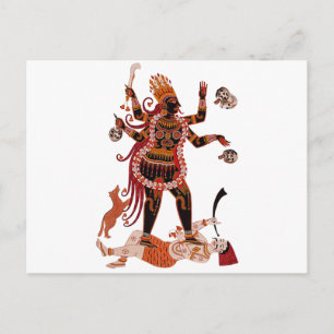 Goddess Kali Briefkaart