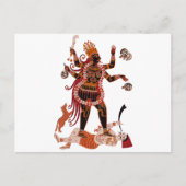 Goddess Kali Briefkaart (Voorkant)