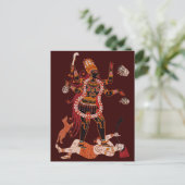 Goddess Kali briefkaarten (Staand voorkant)