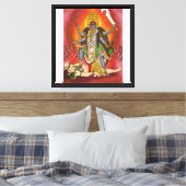 Goddess Kali Canvas Print (Insitu (Slaapkamer))