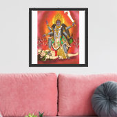Goddess Kali Canvas Print (Insitu (Woonkamer))