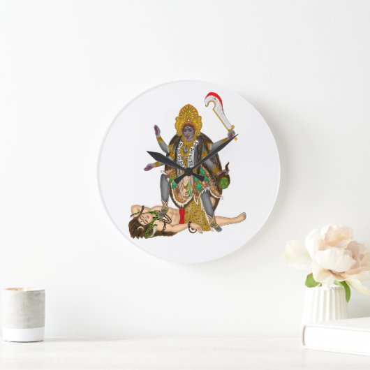 Goddess Kali Clock Grote Klok (Huis)