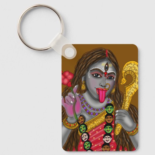 Goddess Kali Keychain (Voorkant)