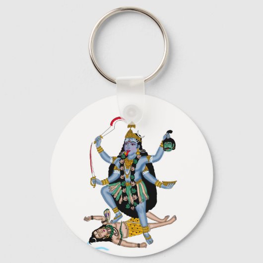 Goddess Kali Keychain (Voorkant)