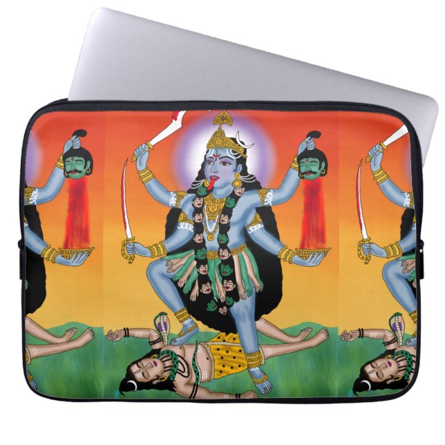 Goddess Kali Laptop Cover Laptop Sleeve (Voorkant)