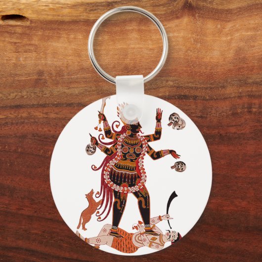 Goddess Kali Sleutelhanger (Voorkant)