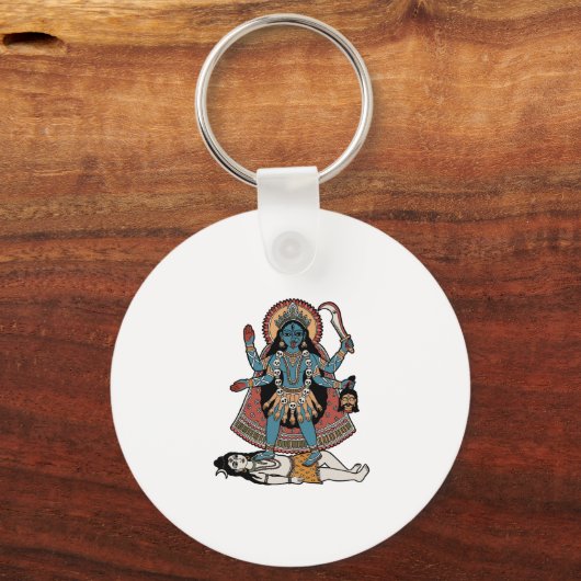 Goddess Kali Sleutelhanger (Achterkant)