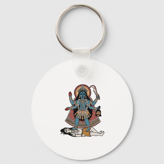 Goddess Kali Sleutelhanger (Achterkant)