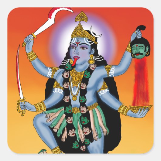 Goddess Kali Sticker (Voorkant)