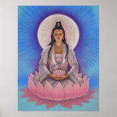 Goddess Kuan Yin Art Poster (Voorkant)