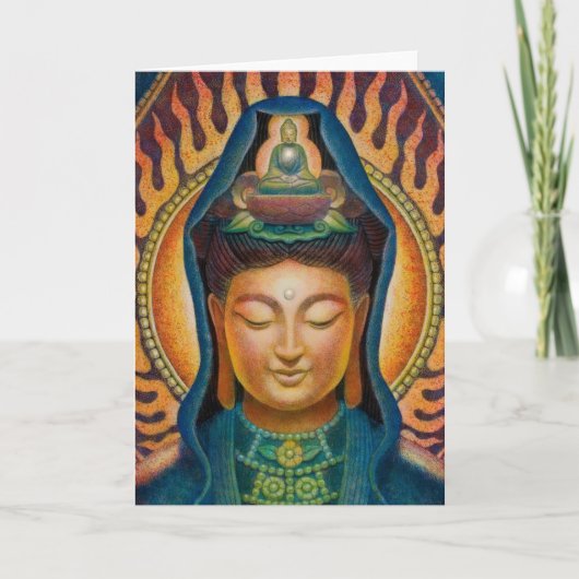 Goddess Kuan Yin's Flame Kaart (Voorkant)
