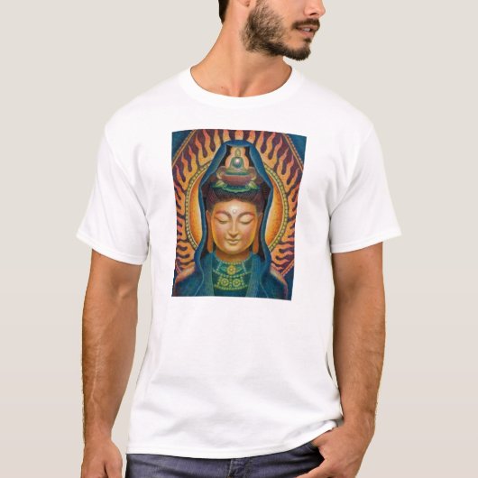 Goddess Kuan Yin's Flame T-shirt (Voorkant)