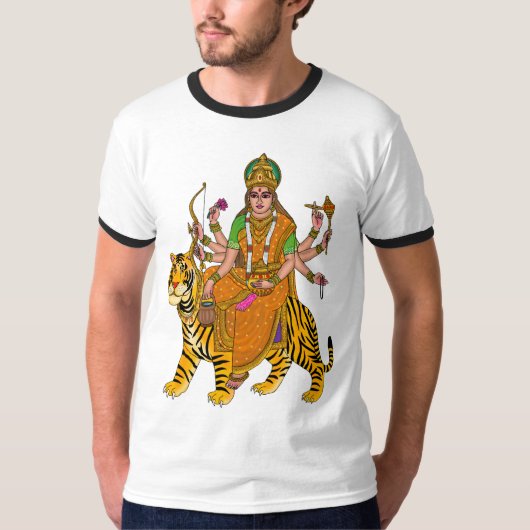 Goddess Kushmanda T-shirt (Voorkant)