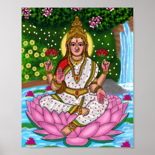 Goddess Lakshmi Accessories Poster (Voorkant)