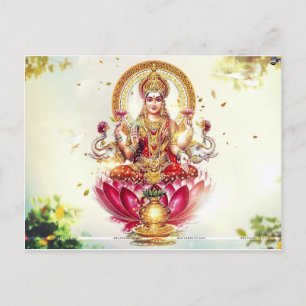 GODDESS LAKSHMI BRIEFKAART