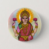 Goddess Lakshmi Button (Voorkant)