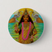 Goddess Lakshmi Button (Voorkant)