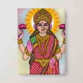 Goddess Lakshmi Button (Voorkant)