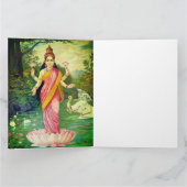 Goddess Lakshmi Kaart (Binnen)