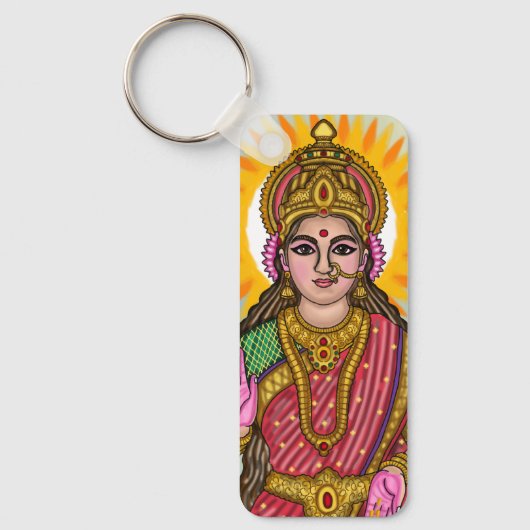 Goddess Lakshmi Keychain (Voorkant)