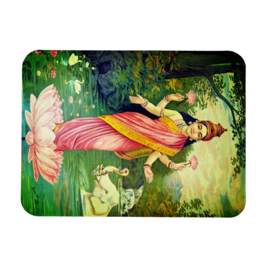 Goddess Lakshmi Magneet (Horizontaal)