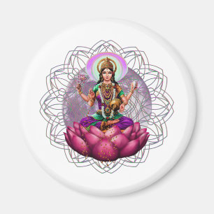Goddess Lakshmi mandala Magneet
