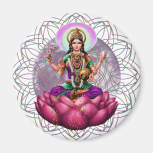 Goddess Lakshmi mandala Magneet