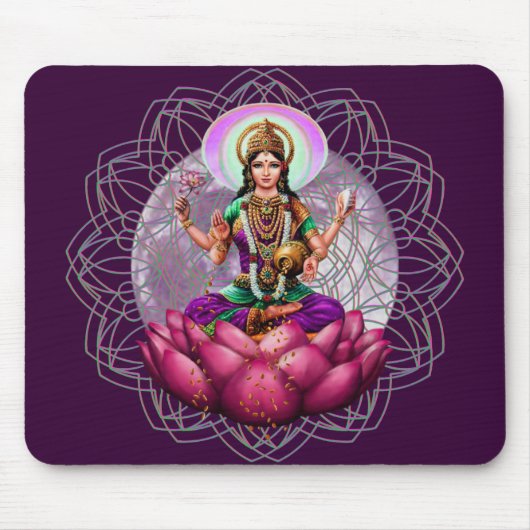 Goddess Lakshmi mandala Muismat (Voorkant)