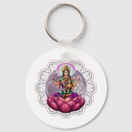 Goddess Lakshmi mandala Sleutelhanger