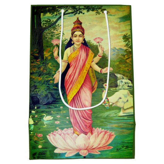 Goddess Lakshmi Medium Cadeauzakje (Achterkant)
