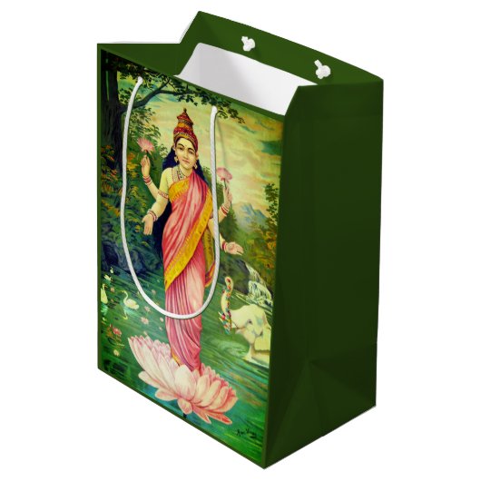 Goddess Lakshmi Medium Cadeauzakje (Achterkant Gekanteld)