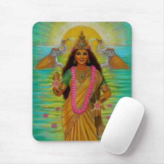 Goddess Lakshmi Mousepad Muismat (Met muis)