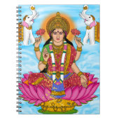 Goddess Lakshmi Notebook Notitieboek (Voorkant)