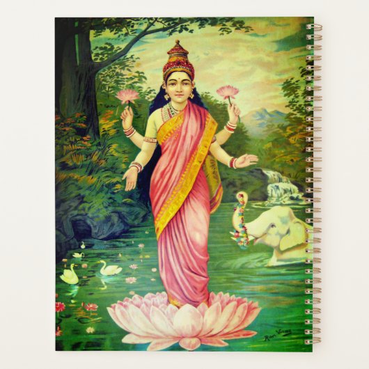 Goddess Lakshmi Planner (Achterkant)