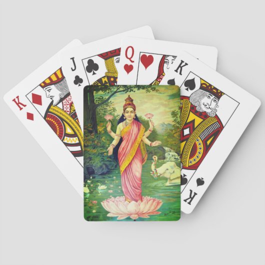 Goddess Lakshmi Pokerkaarten (Achterkant)