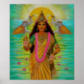Goddess Lakshmi Poster (Voorkant)