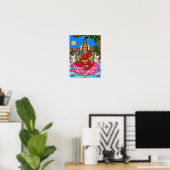 Goddess Lakshmi Poster (Thuiskantoor)