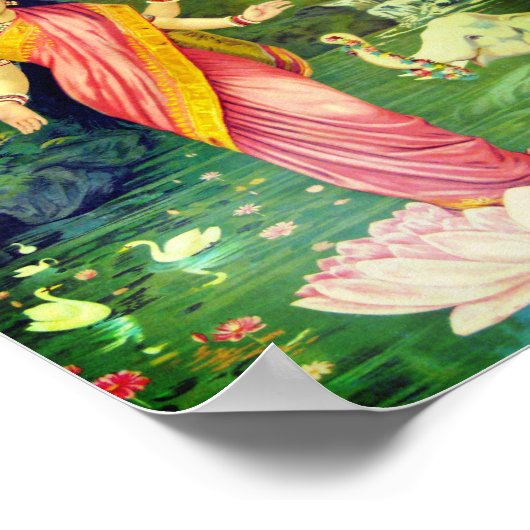 Goddess Lakshmi Poster (Hoek)
