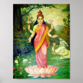Goddess Lakshmi Poster (Voorkant)