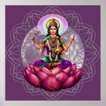 Goddess Lakshmi - rijkdom zegen mandala