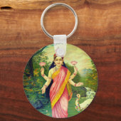 Goddess Lakshmi Sleutelhanger (Voorkant)