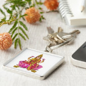 Goddess Lakshmi Sleutelhanger (Zijkant)