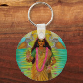 Goddess Lakshmi Sleutelhanger (Voorkant)